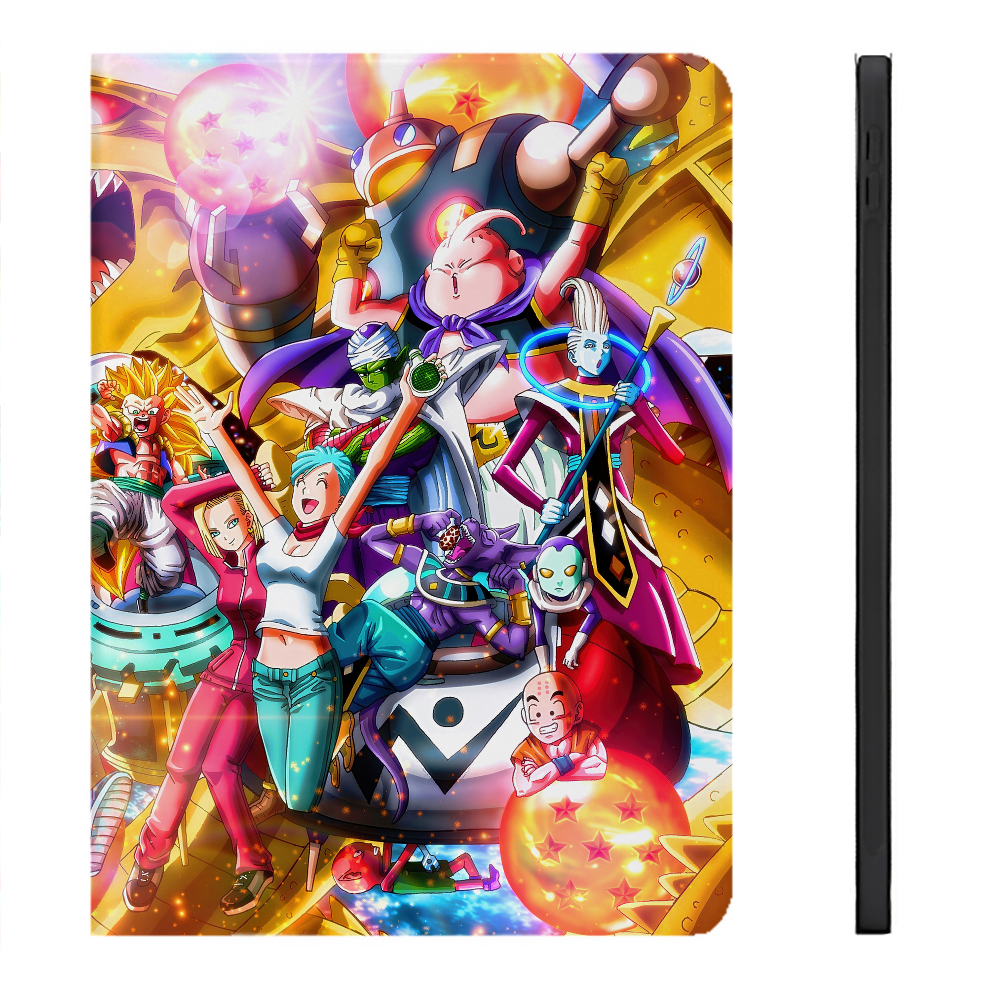 （画像用） ドラゴンボール DRAGON BALL IPadケース ペンホルダー付き ブックスタイルデザイン